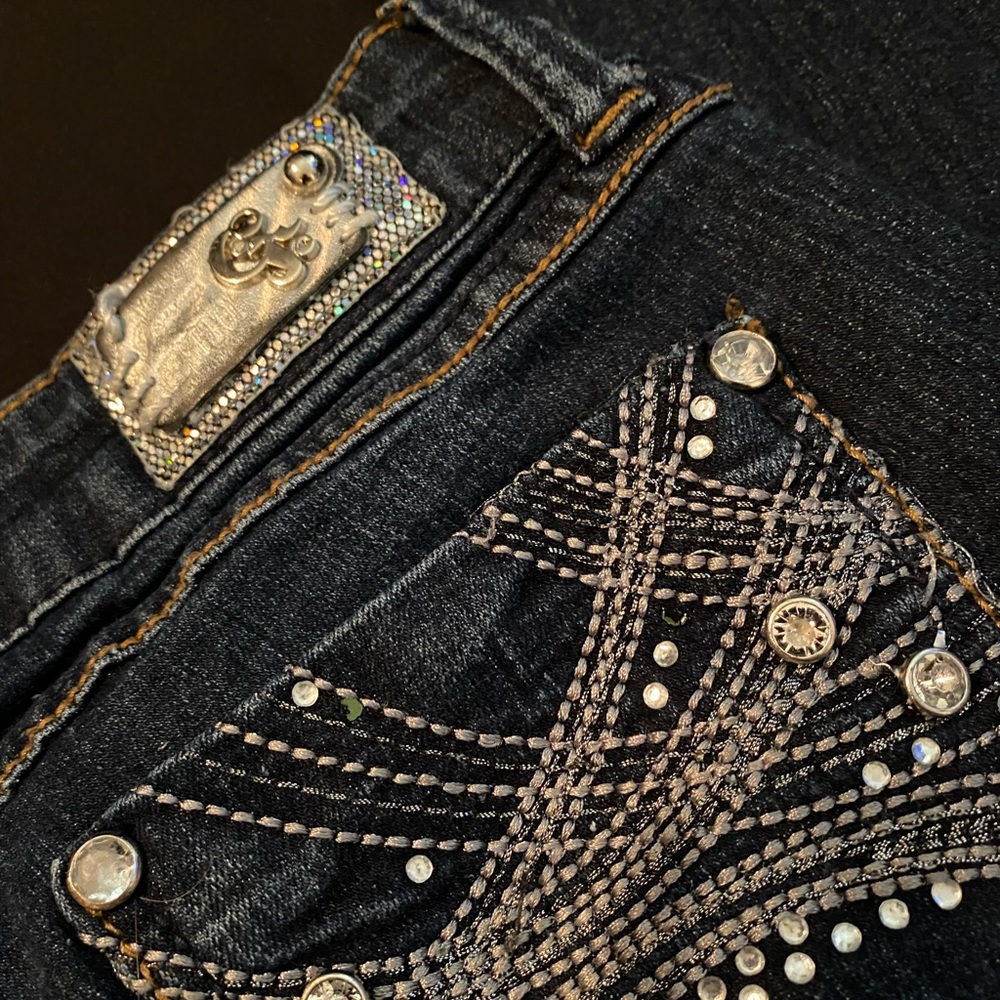 Cest Toi bejeweled Jeans